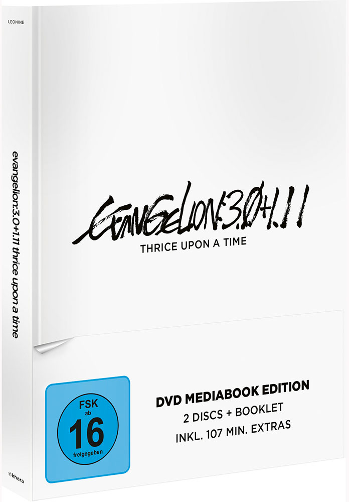 EVANGELION: 3.0+1.11 THRICE UPON A TIME (2DVDs) - Mediabook - Limited Special Edition