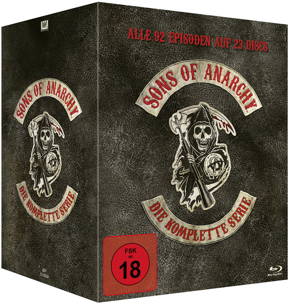 SONS OF ANARCHY - Die komplette Serie (Blu-Ray) (23Discs)