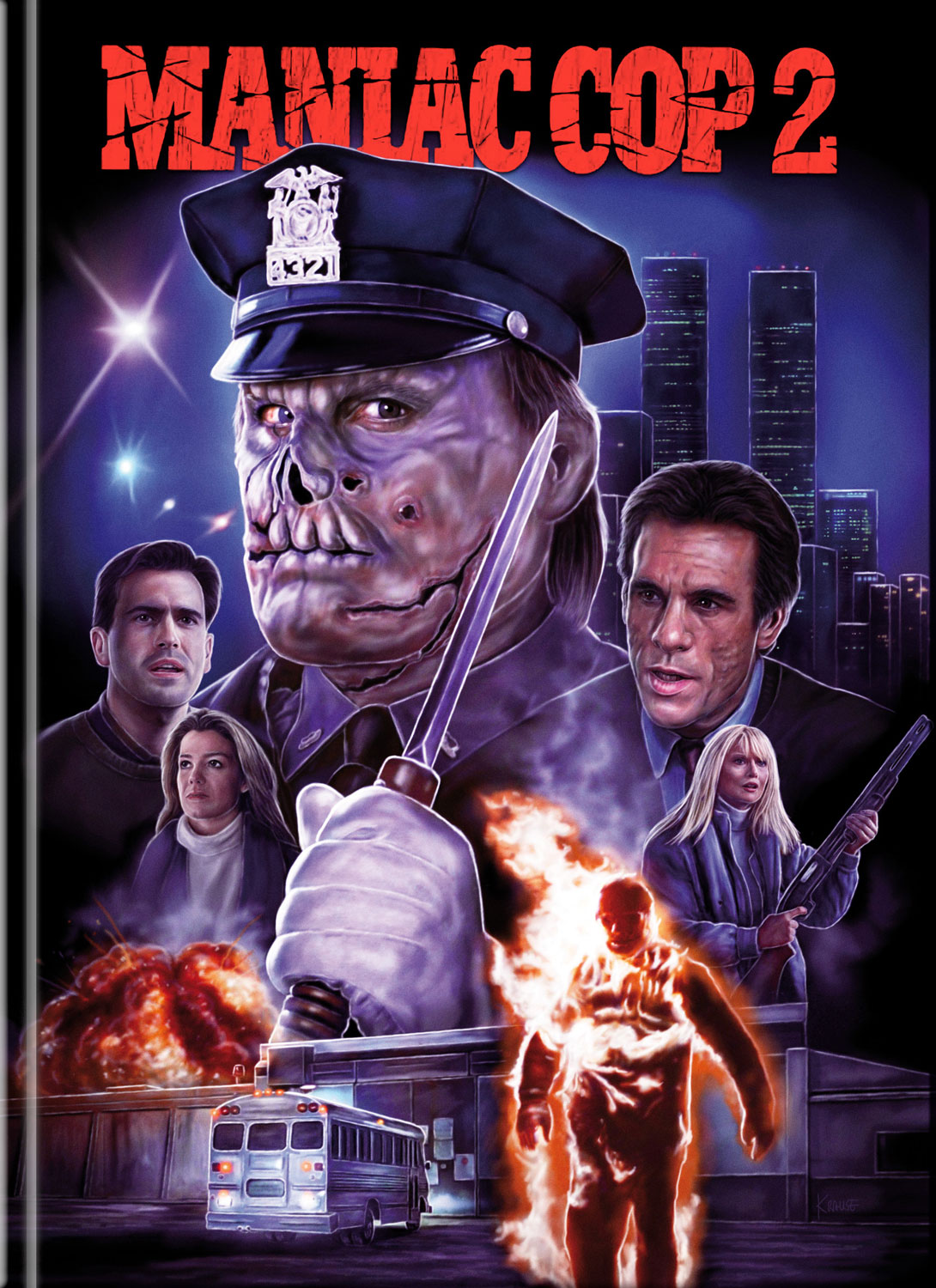 MANIAC COP 2 (4K UHD+Blu-Ray) - Cover B - Mediabook - Limited Edition - Uncut