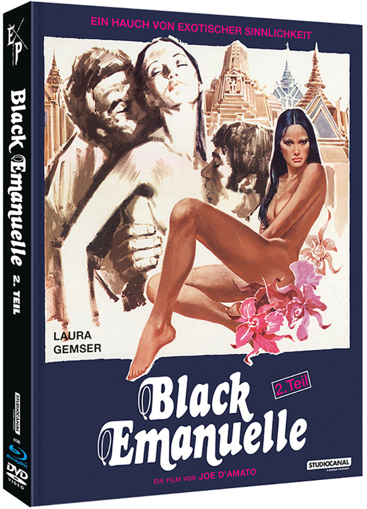 BLACK EMANUELLE -  2. TEIL (Blu-Ray+DVD) - Cover A - Mediabook - Limited Edition - Uncut