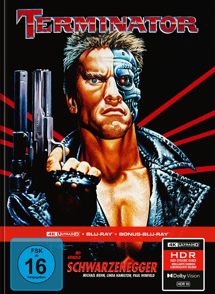 TERMINATOR (4K UHD+2Blu-Rays) - Cover B - Mediabook - Limited Edition