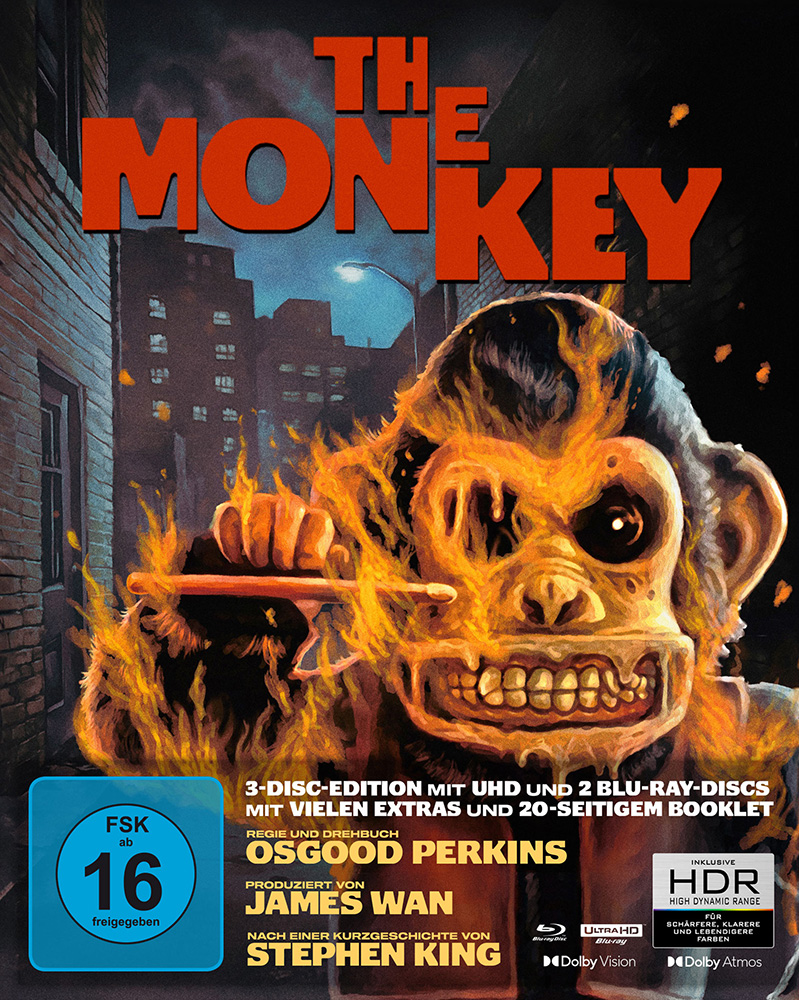 MONKEY, THE (4K UHD+Blu-Ray) (3Discs) - Mediabook - Limited Edition