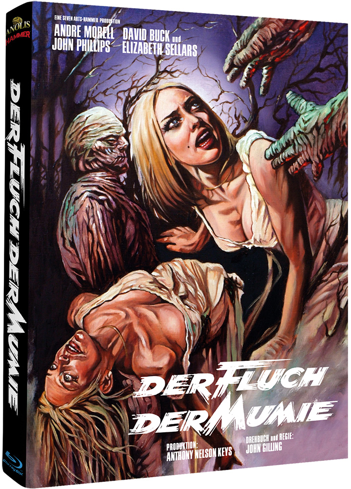FLUCH DER MUMIE, DER (Blu-Ray) - Cover B - Mediabook - Limited 299 Edition