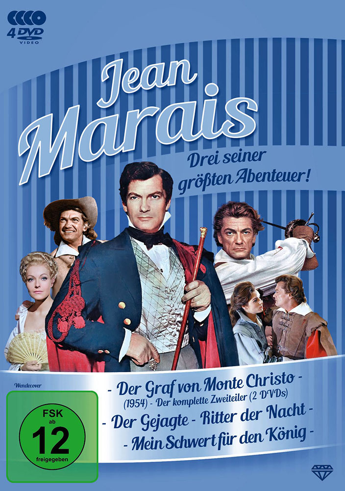 JEAN MARAIS - DREI SEINER GRÖSSTEN ABENTEUER! (4DVDs)