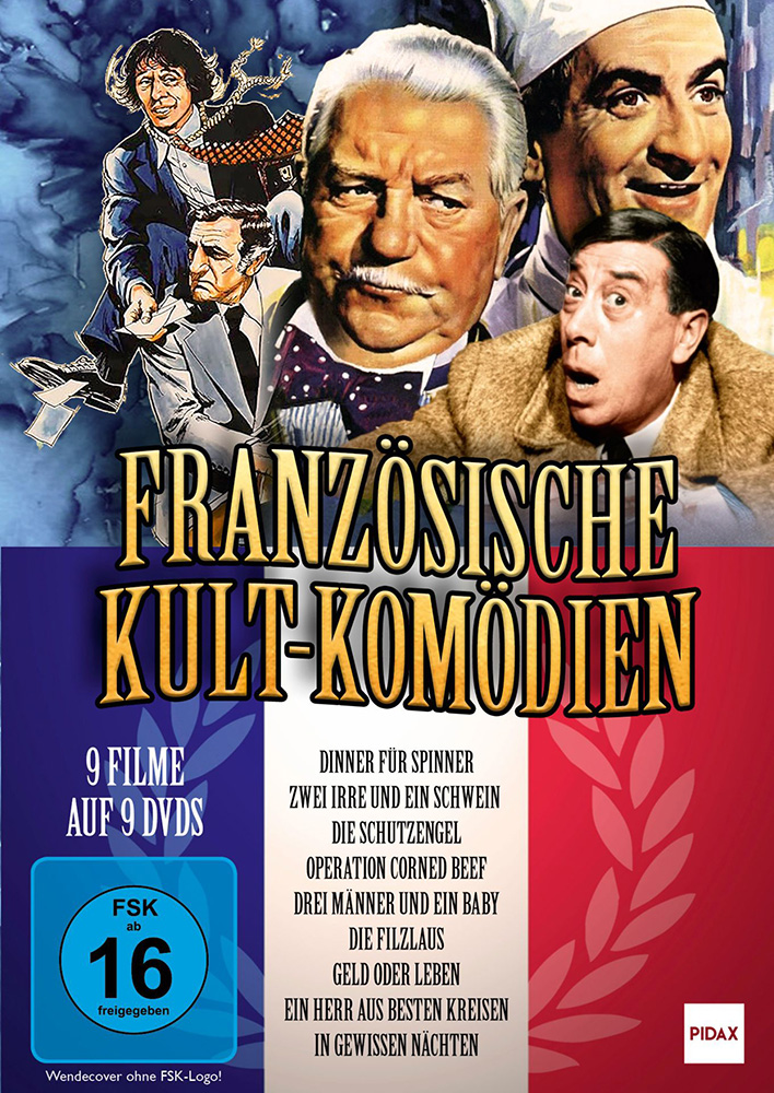 FRANZÖSISCHE KULT-KOMÖDIEN (9DVDs)