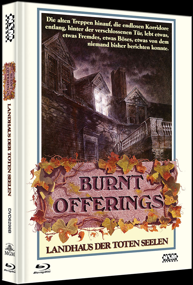 BURNT OFFERINGS (LANDHAUS DER TOTEN SEELEN) (Blu-Ray+DVD) - Cover B - Mediabook - Limited Edition - B-Ware ohne Limitierungsnummer!