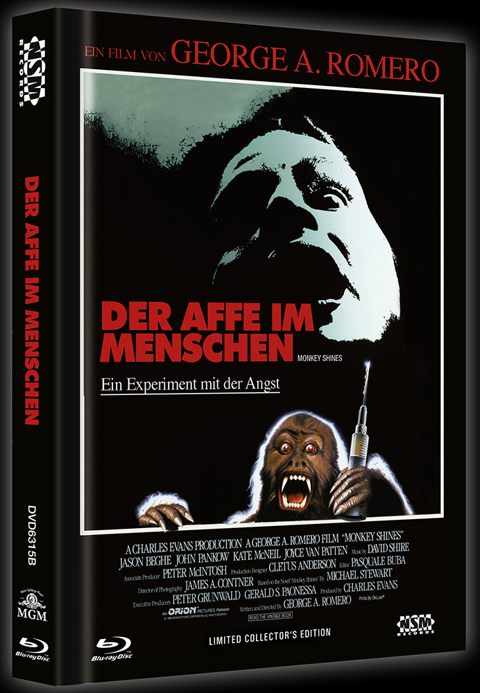 AFFE IM MENSCHEN, DER (Blu-Ray+DVD) - Cover B - Mediabook - B-Ware ohne Limitierungsnummer!