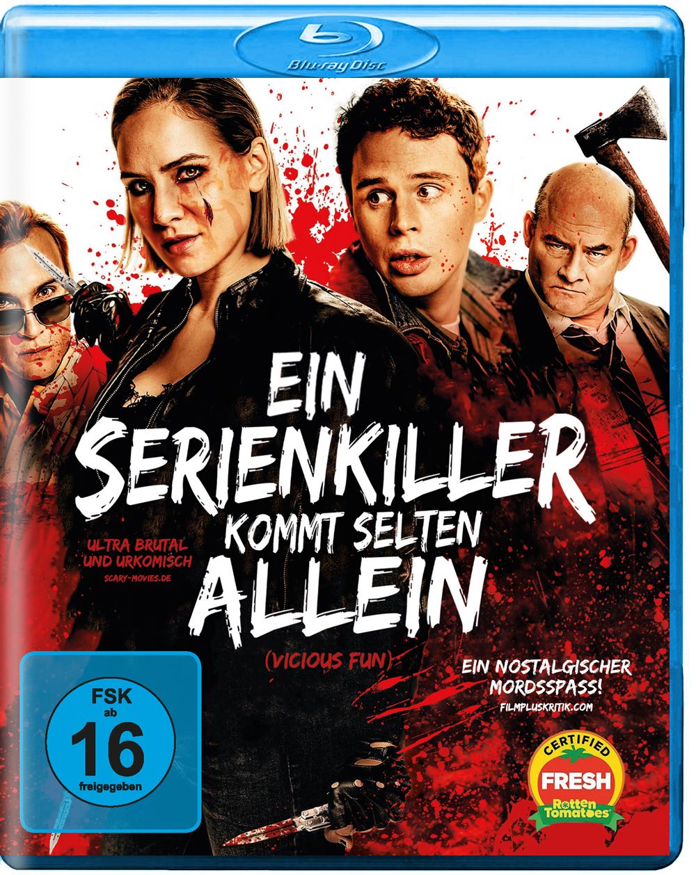 EIN SERIENKILLER KOMMT SELTEN ALLEIN (VICIOUS FUN) (Blu-Ray) - Uncut