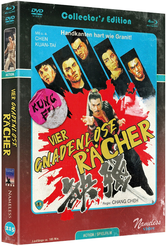 VIER GNADENLOSE RÄCHER (CRIPPLED AVENGERS) (Blu-Ray+DVD) - Cover C - Mediabook - Limited 333 Edition