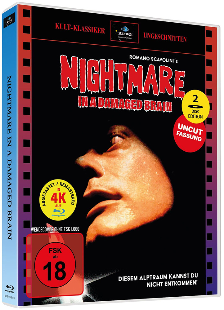 NIGHTMARE IN A DAMAGED BRAIN (Blu-Ray+DVD) - Cover 4 - Scanavo Box - Limited Edition