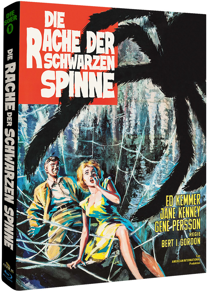 RACHE DER SCHWARZEN SPINNE, DIE (s/w) (Blu-Ray) - Cover C - Mediabook - Limited Edition