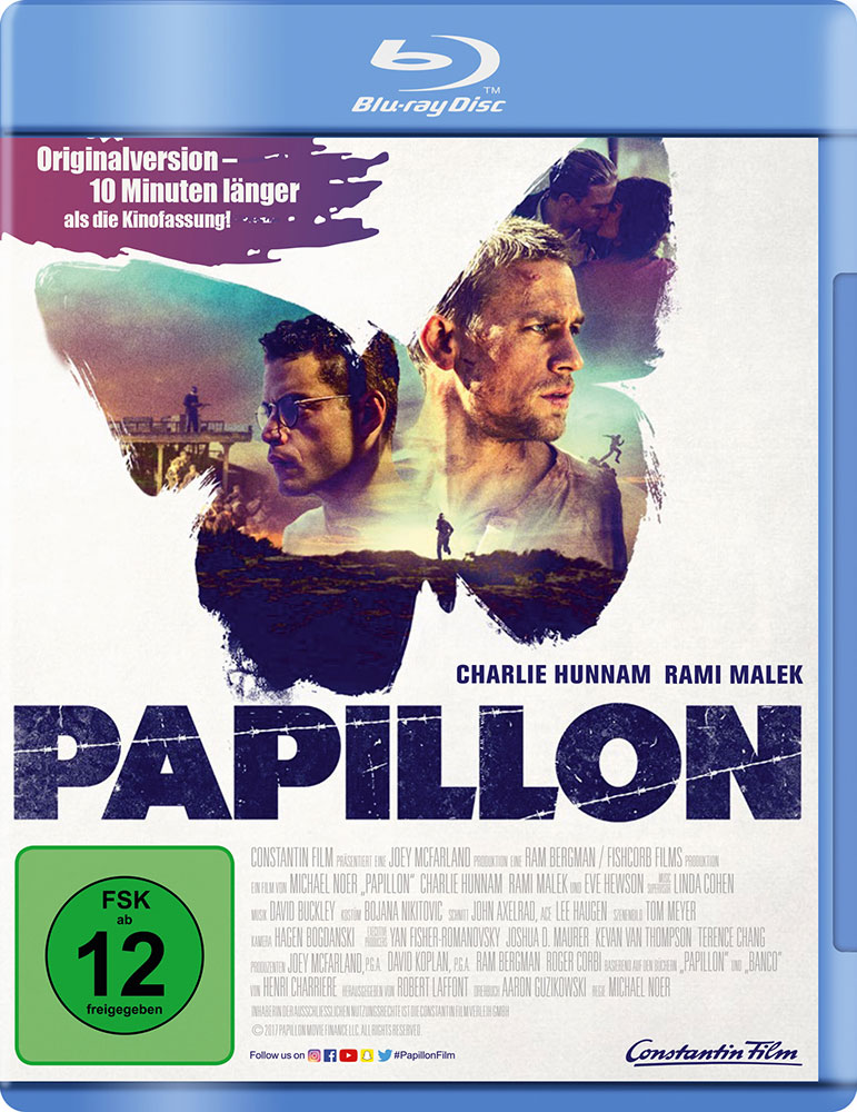 PAPILLON (2017) (Blu-Ray)