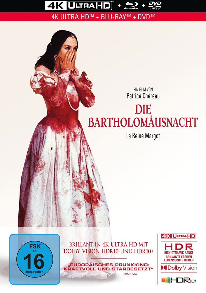 BARTHOLOMÄUSNACHT, DIE (4K UHD+Blu-Ray+DVD) (3Discs) - Limited Mediabook Edition