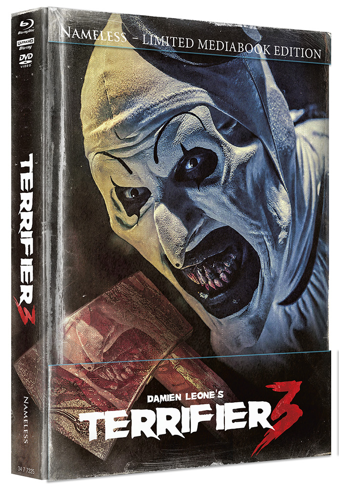 TERRIFIER 3 (4K UHD) (3Discs) - Cover G - Mediabook (Wattiert) - Limited 1000 Edition