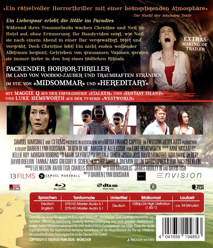 DEATH OF ME (Blu-Ray) - Uncut
