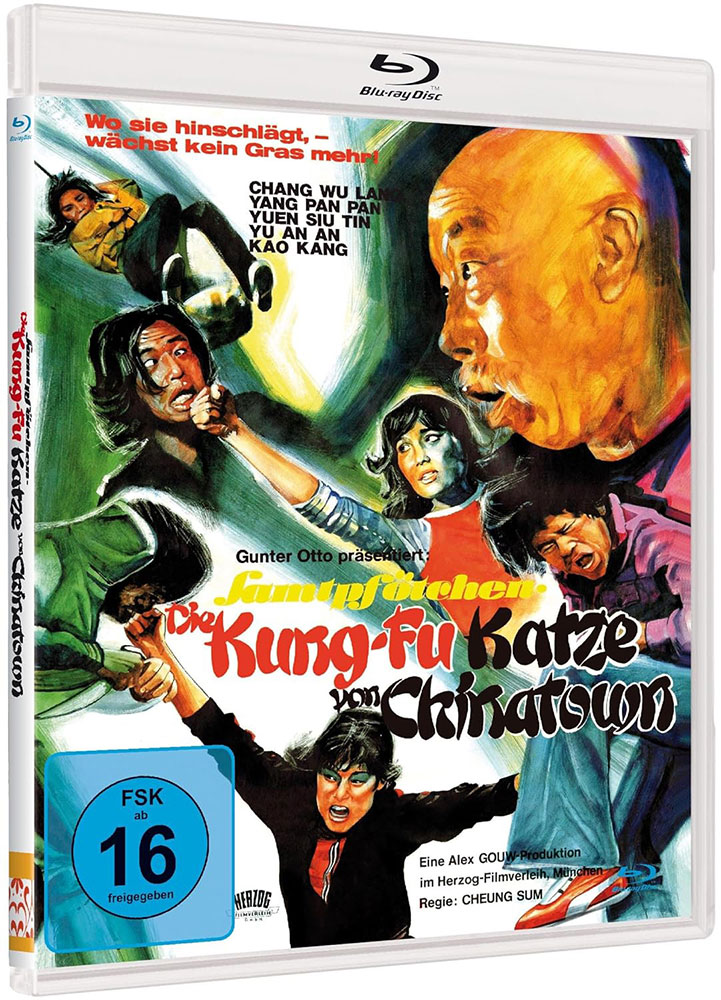 SAMTPFÖTCHEN - DIE KUNG-FU KATZE VON CHINATOWN (Blu-Ray) - Cover A