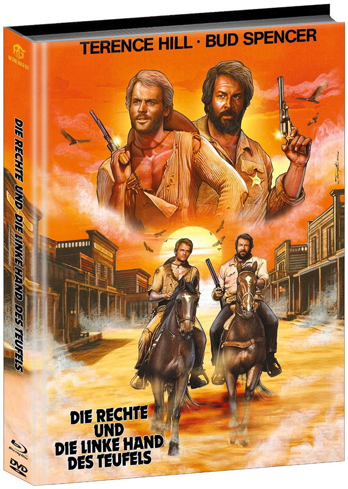 RECHTE UND DIE LINKE HAND DES TEUFELS, DIE (Blu-Ray+DVD) - Cover A - Mediabook (Wattiert) - Limited 363 Edition