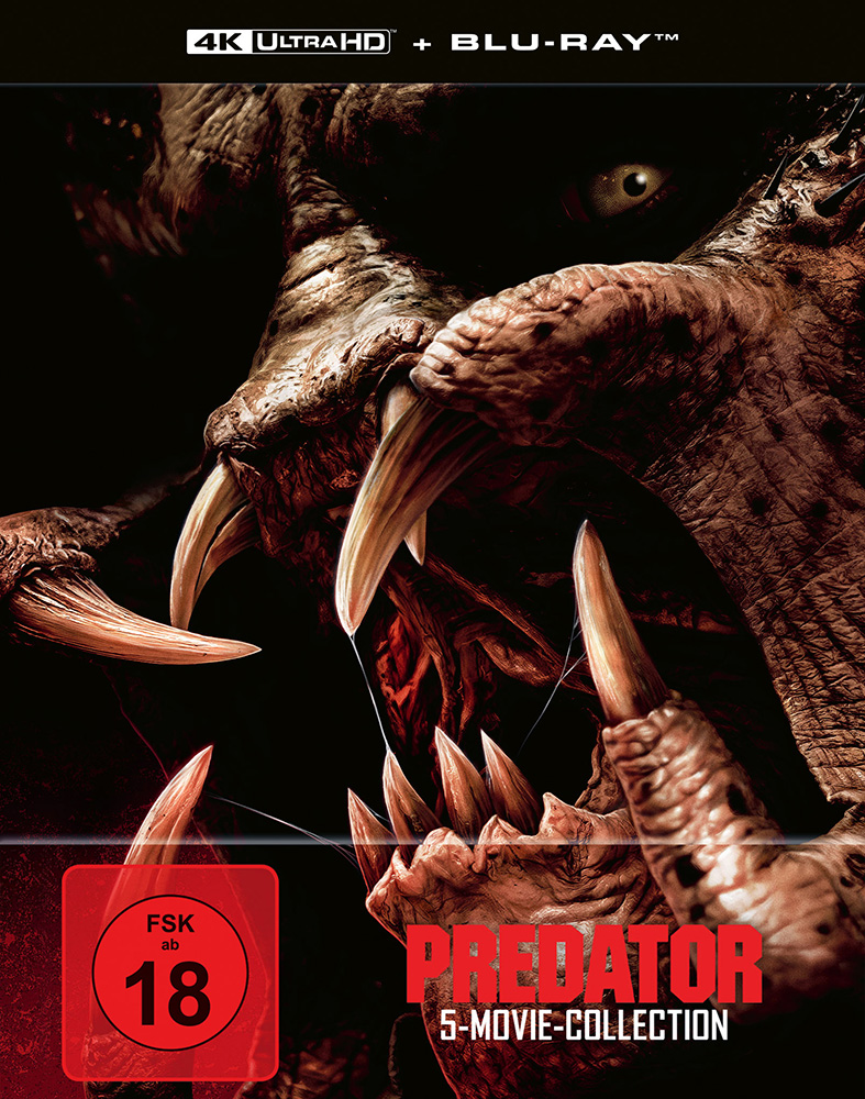 PREDATOR 5-MOVIE-COLLECTION (4K UHD+Blu-Ray) (10Discs)