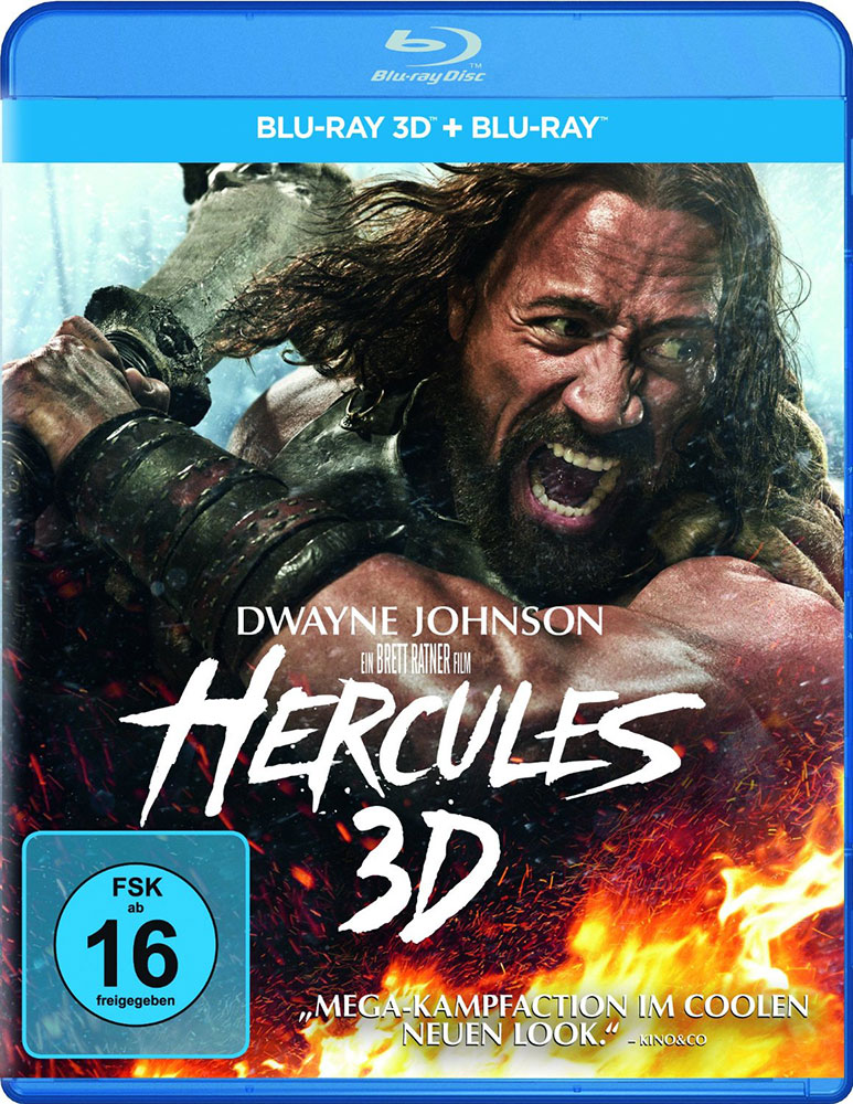 HERCULES (2014) (Blu-Ray 3D+Blu-Ray) (2Discs) - 2D & 3D Version - Extended Version