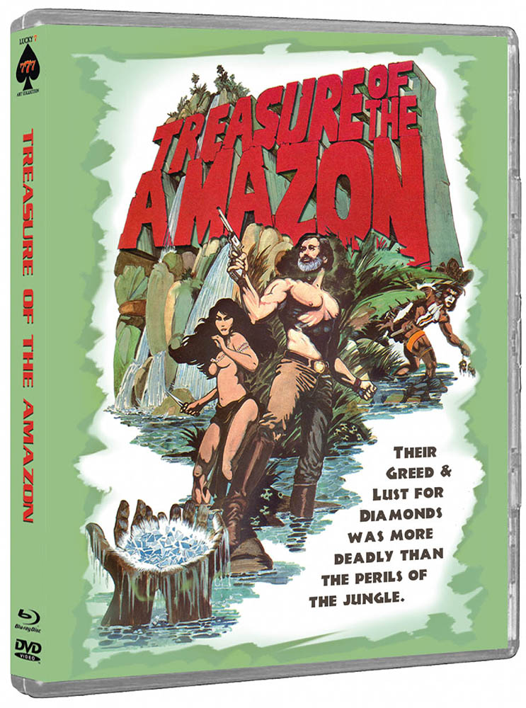 TREASURE OF THE AMAZON (DAS GEHEIMNIS DER BLAUEN DIAMANTEN) (Blu-Ray+DVD) - Limited 250 Edition - Scanavo Box