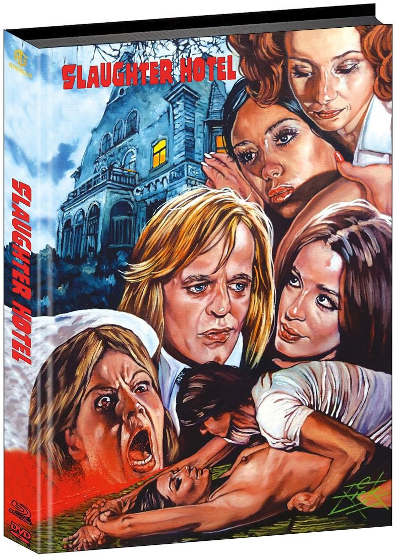 SLAUGHTER HOTEL (Blu-Ray+DVD) - Cover A - Mediabook (Wattiert) - Limited 250 Edition
