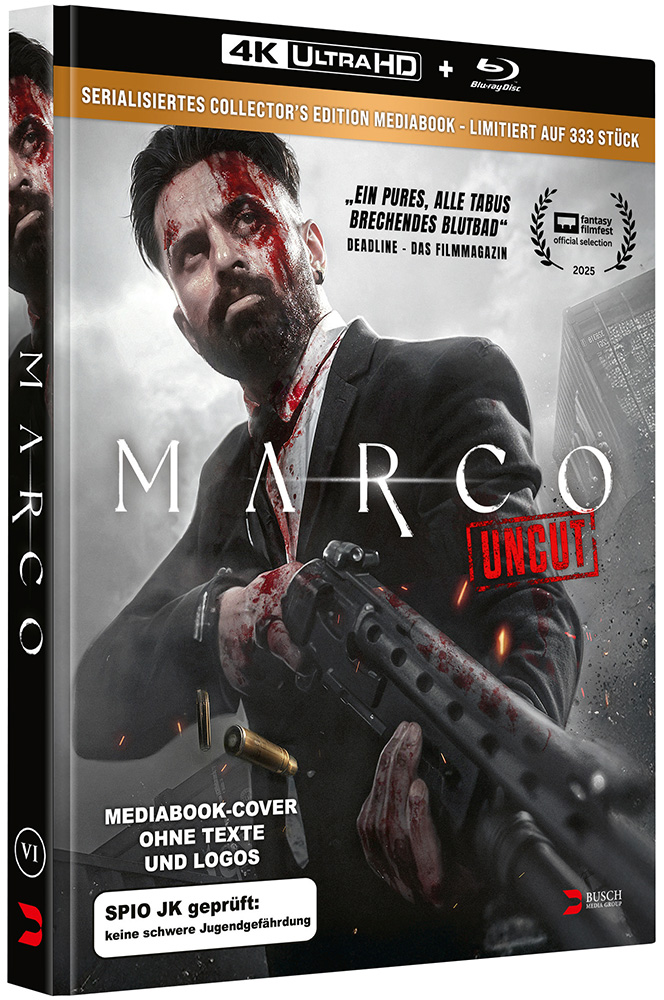 MARCO (4K UHD+Blu-Ray) - Cover F - Mediabook - Limited 333 Edition