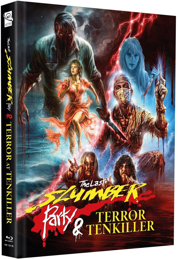 LAST SLUMBER PARTY, THE & TERROR AT TENKILLER (Blu-Ray) (2Discs)- Cover B - Mediabook - Limited 66 Edition