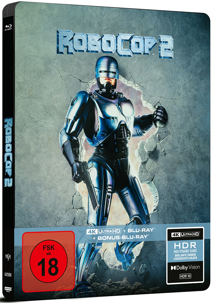 ROBOCOP 2 (4K UHD+2Blu-Rays) - SteelBook - Limited Edition