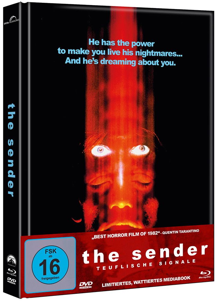 SENDER, THE - TEUFLISCHE SIGNALE (Blu-Ray+DVD) - Cover W - Mediabook (wattiert) - Limited 200 Edition