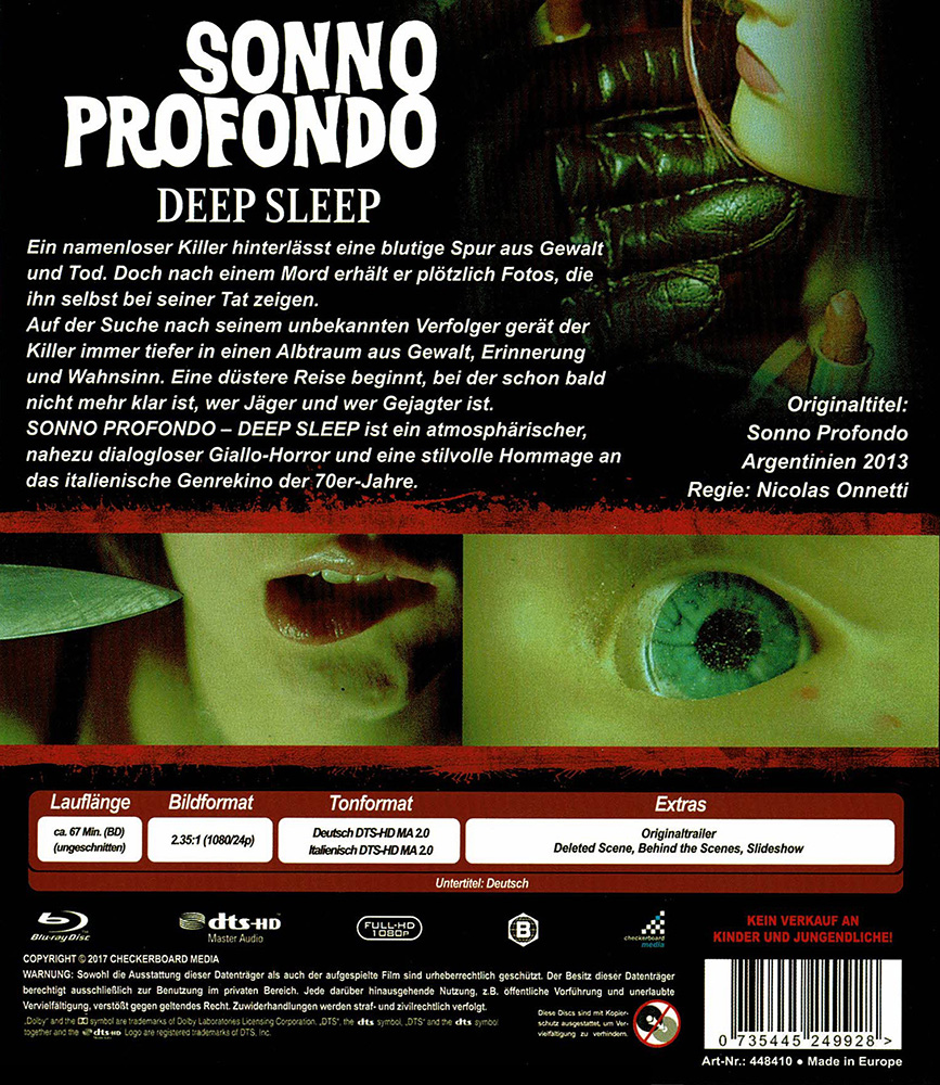 SONNO PROFONDO - DEEP SLEEP (Blu-Ray)