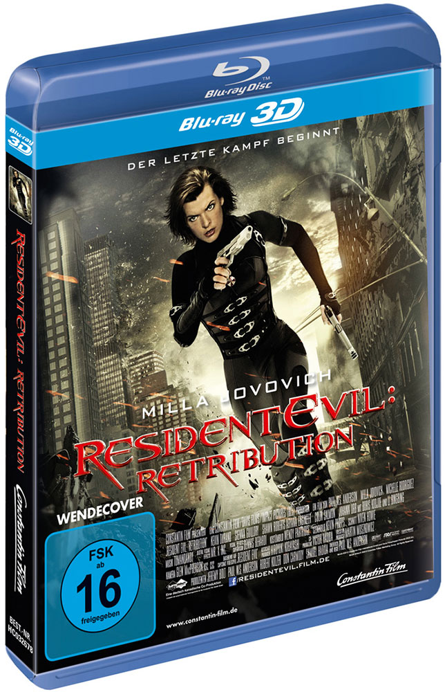 RESIDENT EVIL: RETRIBUTION (Blu-Ray 3D) - 2D & 3D Version - Single Version