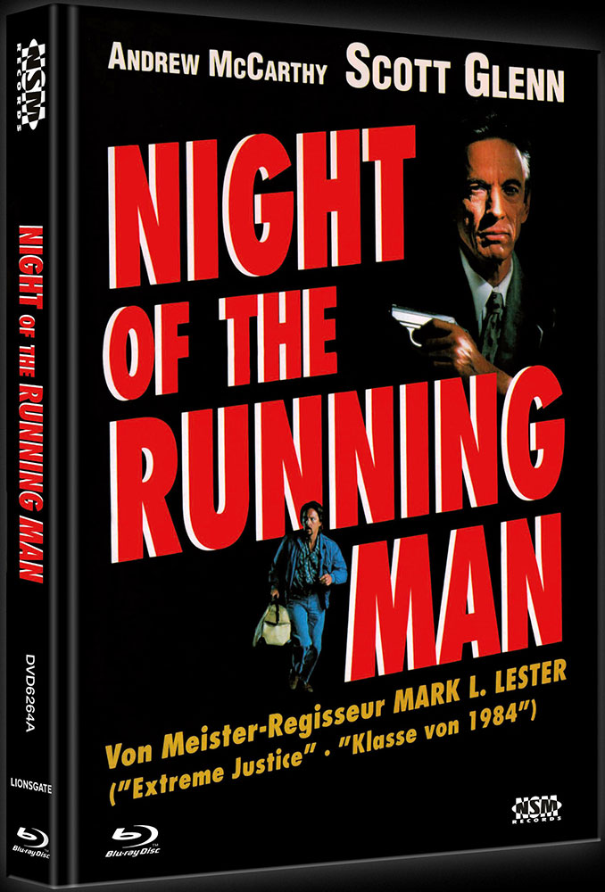 NIGHT OF THE RUNNING MAN (Blu-Ray+DVD) - Cover A - Mediabook - B-Ware ohne Limitierungsnummer!