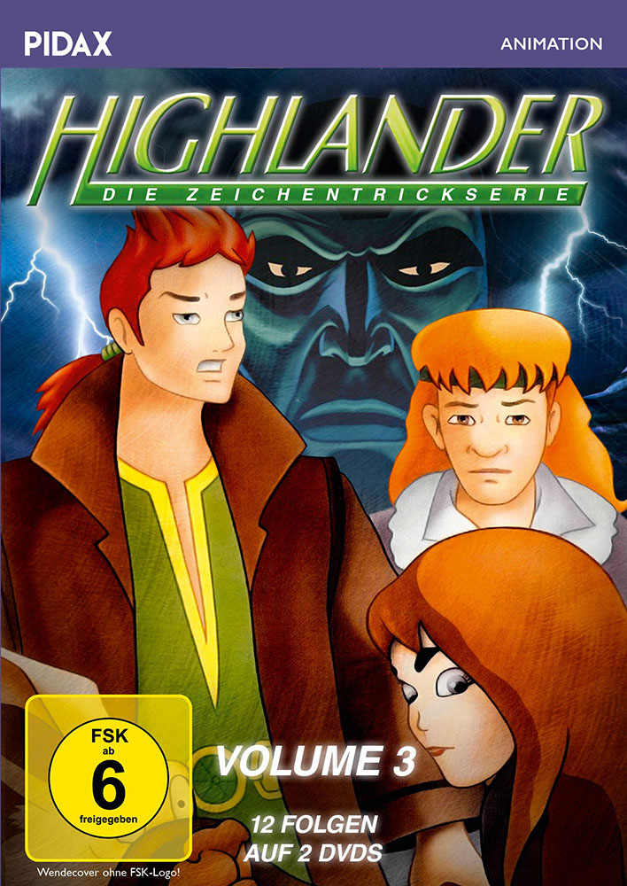 HIGHLANDER - Die Zeichentrickserie - Volume 3 (3DVD)