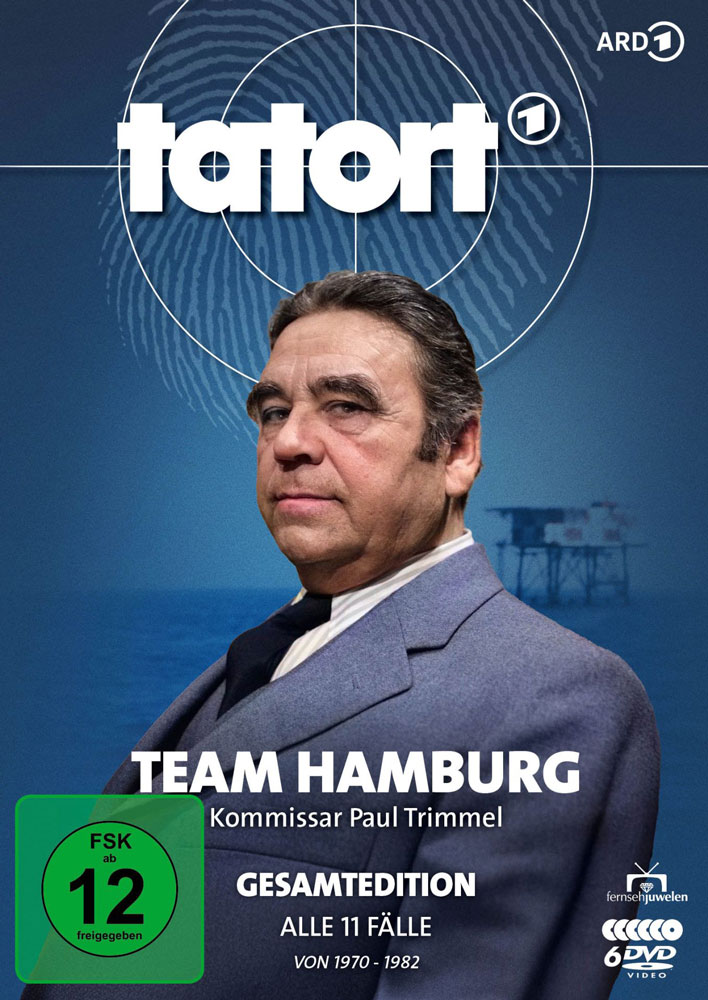 TATORT - TEAM HAMBURG - KOMISSAR PAUL TRIMMEL - Gesamtedition (alle 11 Fälle von 1970-1982) (6DVDs)