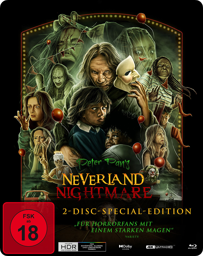 PETER PANS NEVERLAND NIGHTMARE (4K UHD+Blu-Ray) - Steelbook - Limited Edition