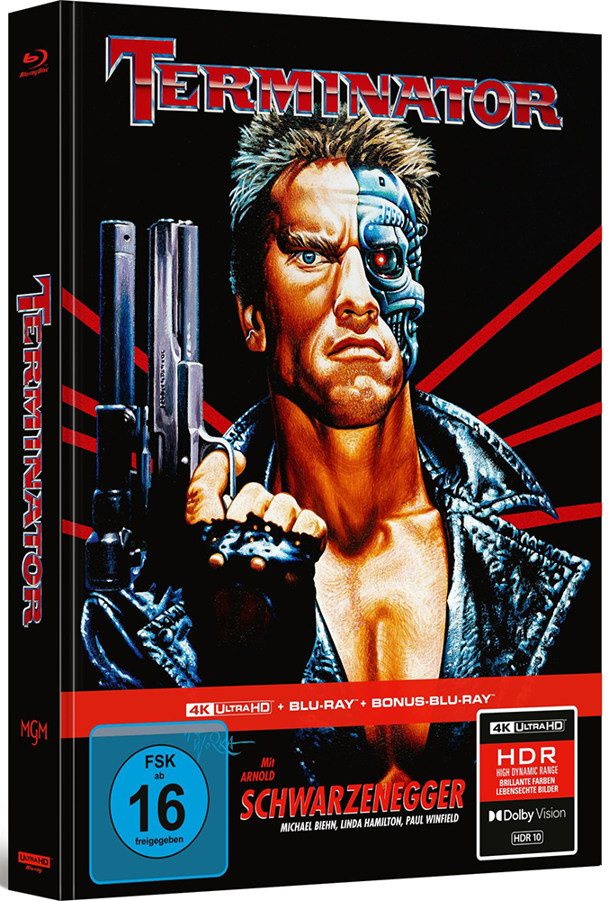 TERMINATOR (4K UHD+2Blu-Rays) - Cover B - Mediabook - Limited Edition