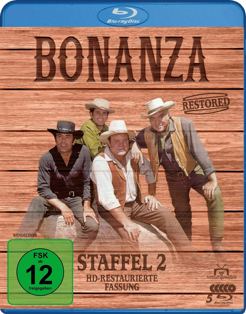 BONANZA (Blu-Ray) - Staffel 2 (5Discs) - Restored (Paramount Restoration)