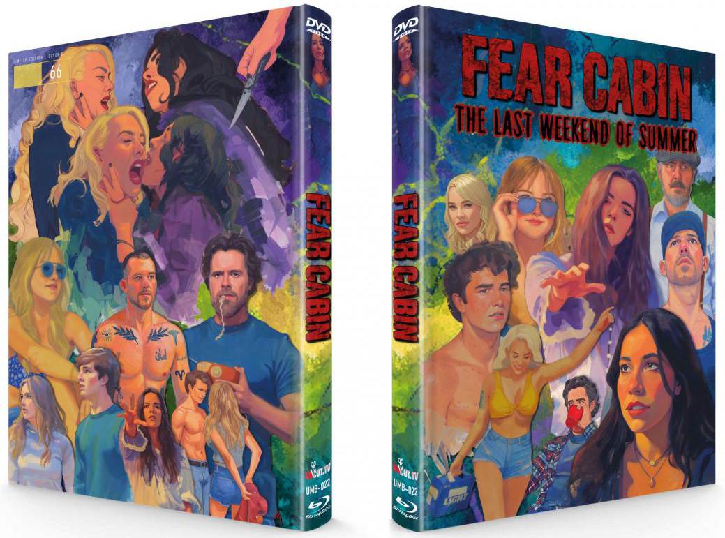 FEAR CABIN (Blu-Ray+DVD) - Cover D - Mediabook - Limited 66 Edition