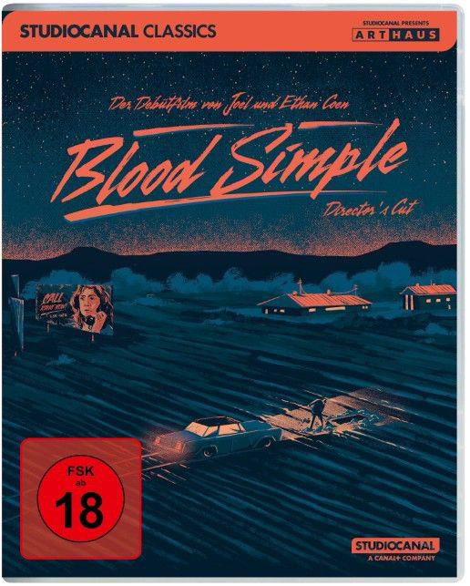 BLOOD SIMPLE (Blu-Ray) - Directors Cut - 4K-Remastered