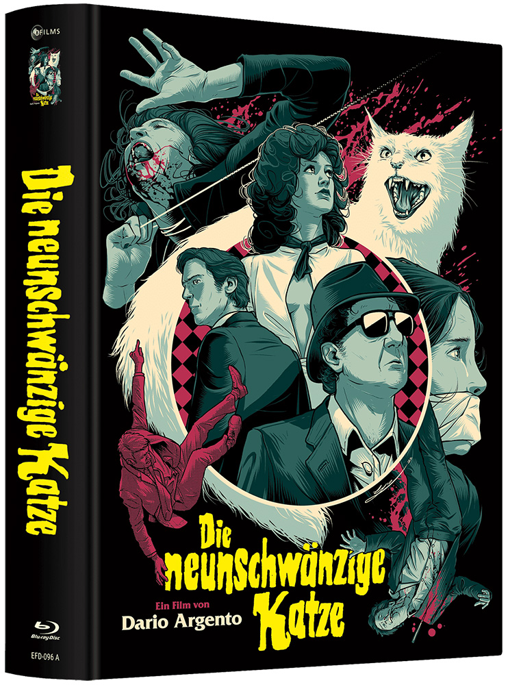 NEUNSCHWÄNZIGE KATZE (Blu-Ray) (2Discs) - Cover A - Mediabook - Limited 222 Edition