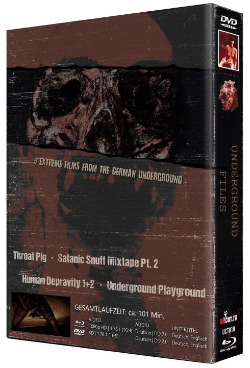 UNDERGROUND FILES (Blu-Ray+DVD) - Cover B - Scanavo - Limited 250 Edition