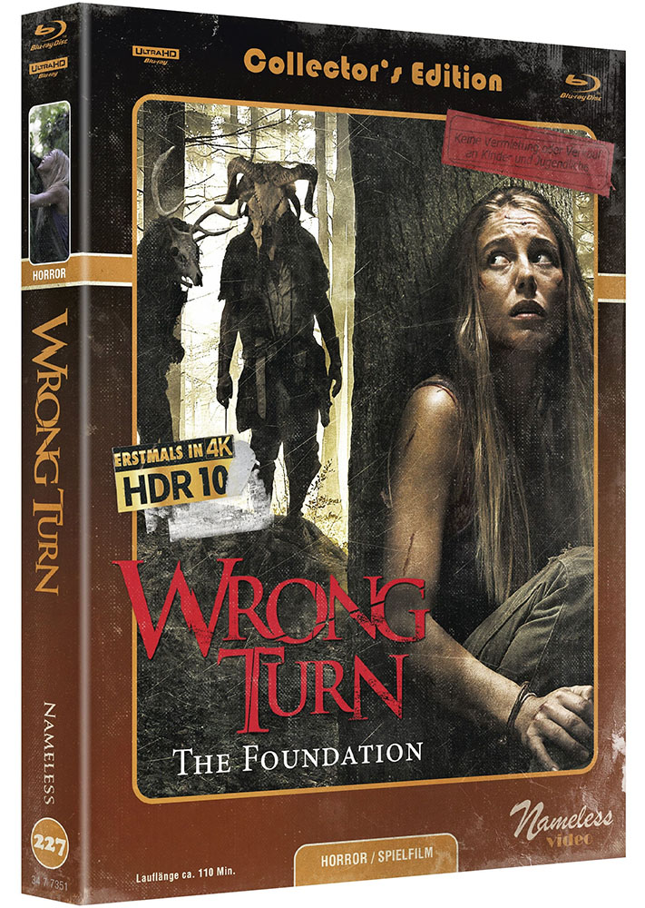 WRONG TURN 7 - THE FOUNDATION (4K UHD+Blu-Ray) - Cover C - Mediabook - Limited 500 Edition