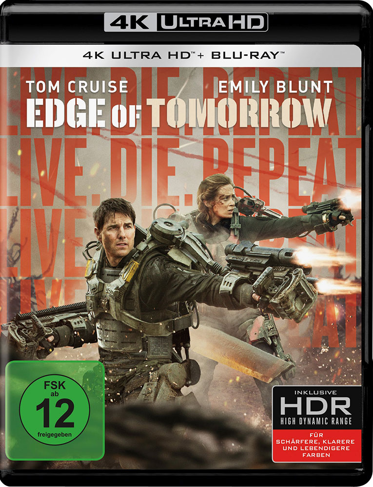 LIVE DIE REPEAT: EDGE OF TOMORROW (4K UHD+Blu-Ray) (2Discs)