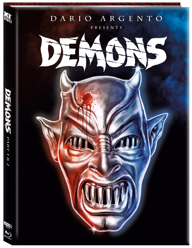 DÄMONEN (DEMONS) 1 & 2 Double Feature (4K UHD+Blu-Ray) (4Discs) - Cover 1 - Mediabook (wattiert) - Limited Edition - Uncut
