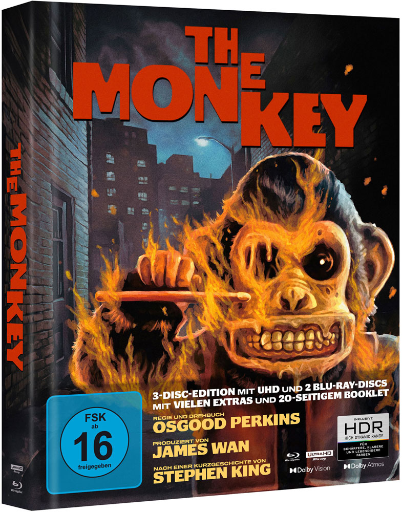 MONKEY, THE (4K UHD+Blu-Ray) (3Discs) - Mediabook - Limited Edition