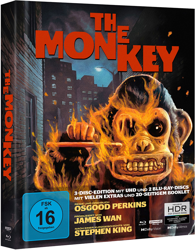 MONKEY, THE (4K UHD+Blu-Ray) (3Discs) - Mediabook - Limited Edition