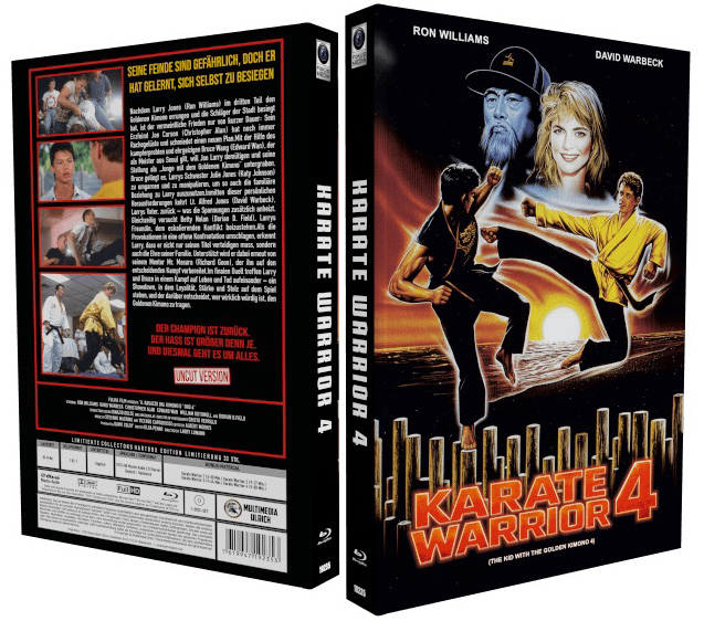 KARATE WARRIOR 4 (Blu-Ray) - große Hartbox - Limited 33 Edition