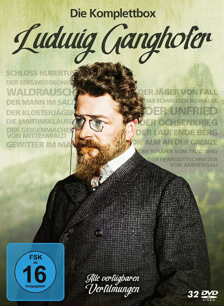 LUDWIG GANGHOFER KOMPLETTBOX (32DVDs) - alle verfügbaren Verflmungen)