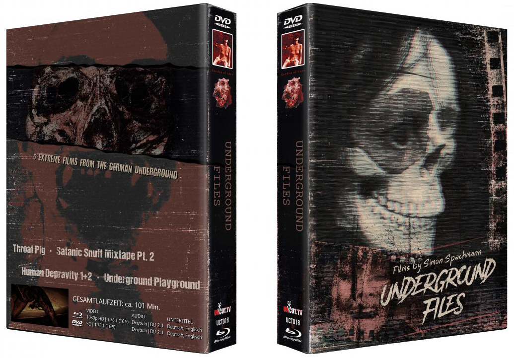 UNDERGROUND FILES (Blu-Ray+DVD) - Cover B - Scanavo - Limited 250 Edition
