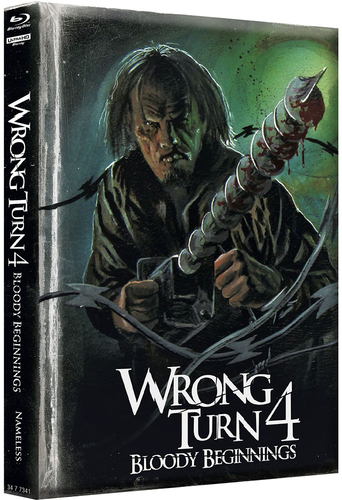 WRONG TURN 4 - BLOODY BEGINNINGS (4K UHD+Blu-Ray) - Cover B - Mediabook (Wattiert) - Limited 222 Edition